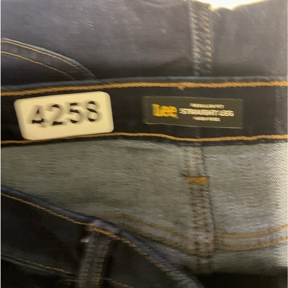 NWT Lee night waist straight leg jeans size 14 short - Picture 4 of 7